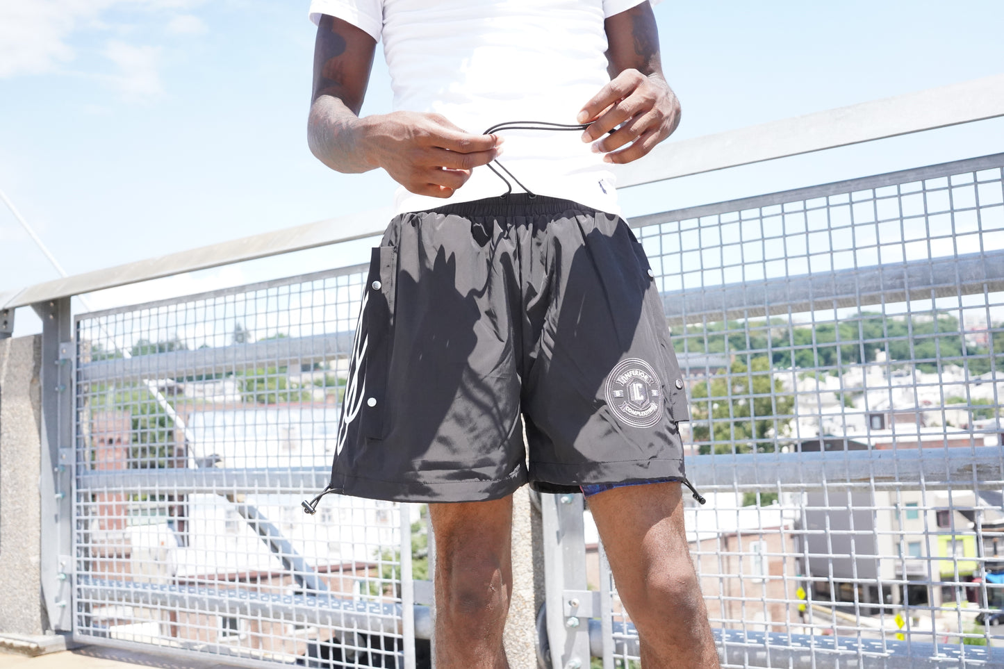 WATERPROOF TRACK SHORTS